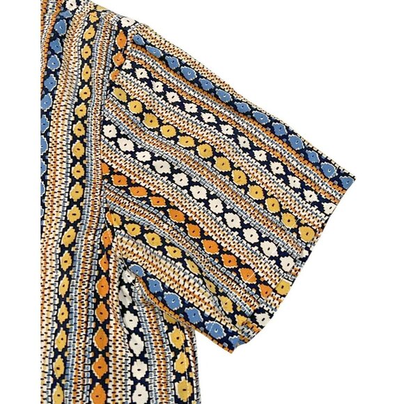 PacSun Men's Button Up Vertical Stripe Camp Shirt SIZE-MEDIUM - Picture 6 of 7